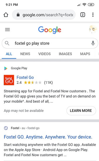 foxtel go app for mac