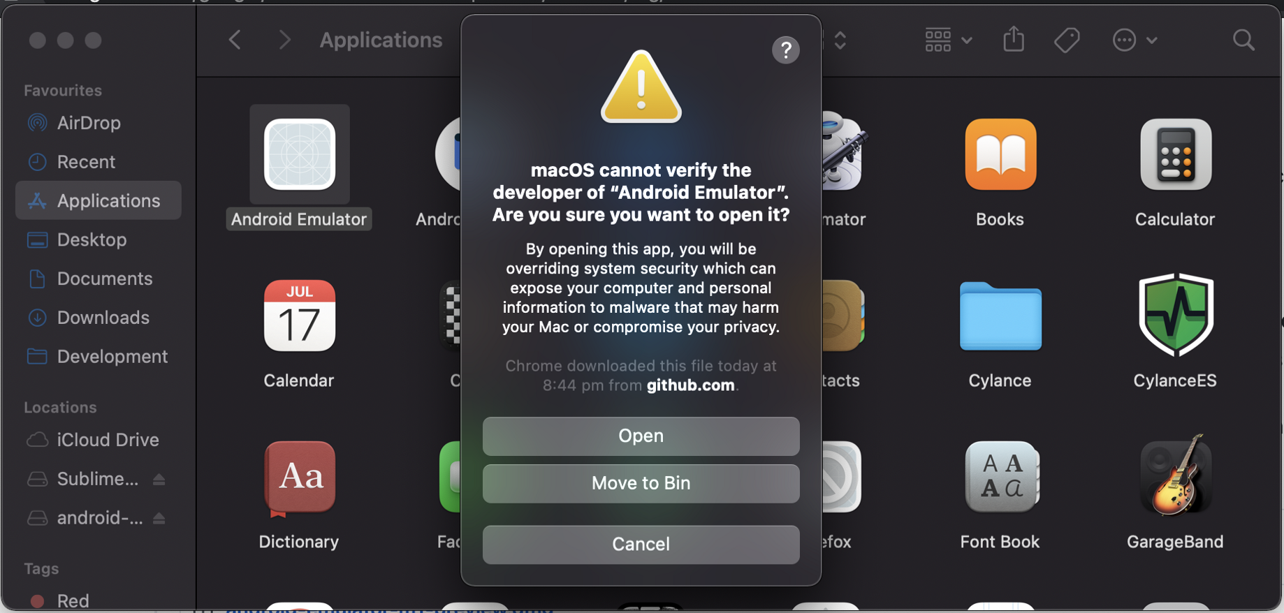 android phone emulator mac os